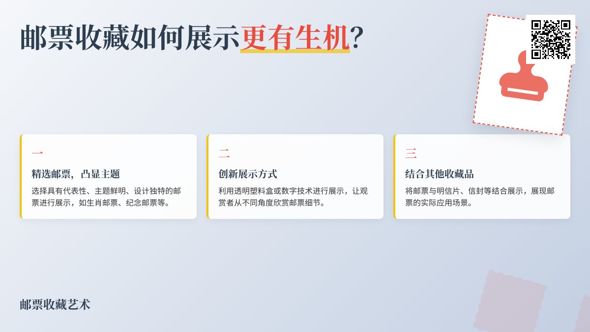 邮票收藏如何展示更有生机？